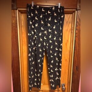 Kyte Reindeer Christmas Pants Size XXL Bamboo Women’s Pajama Bottom